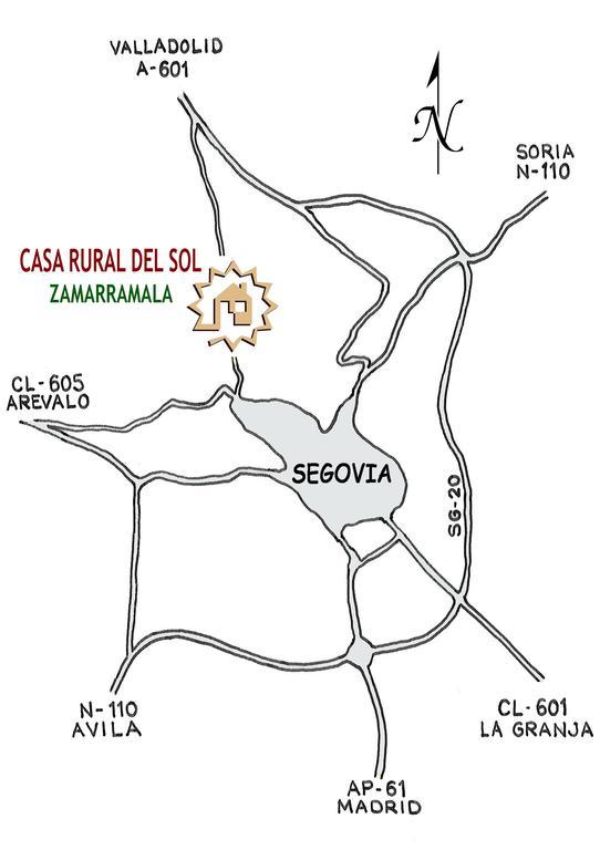 Zamarramala Casa Rural Del Sol מראה חיצוני תמונה